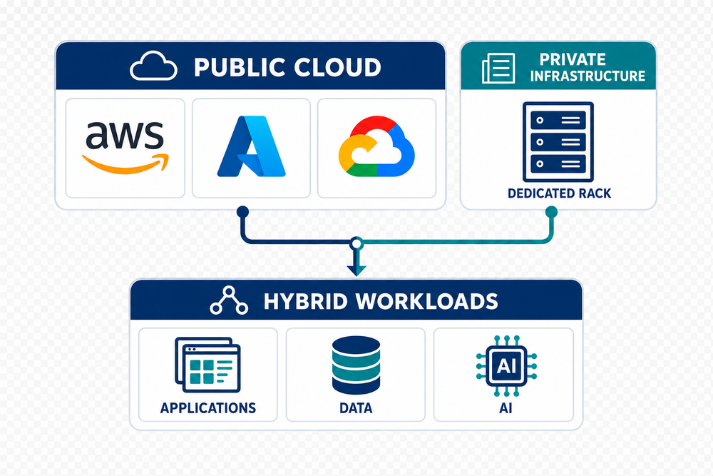 AWS vs Azure vs GCP vs Private Rack Hosting (2026): A Practical Business Comparison